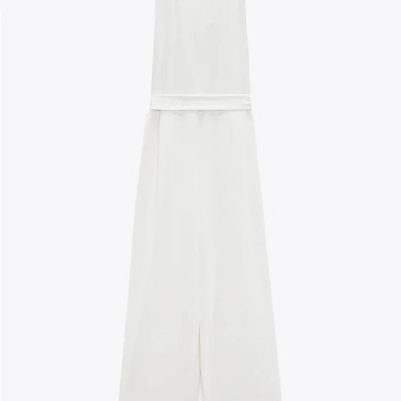 Zara jumpsuit white romper kaftan - Picture 13 of 13